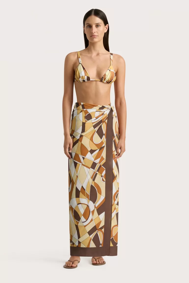 Discount Faithfull the Brand Abaya Pareo Sassari Print
