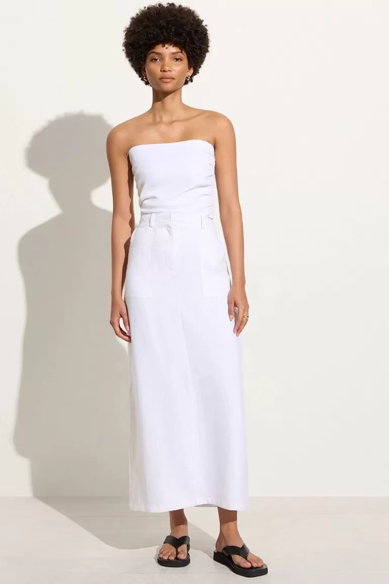 Online Faithfull the Brand Amreli Maxi Skirt White - Final Sale