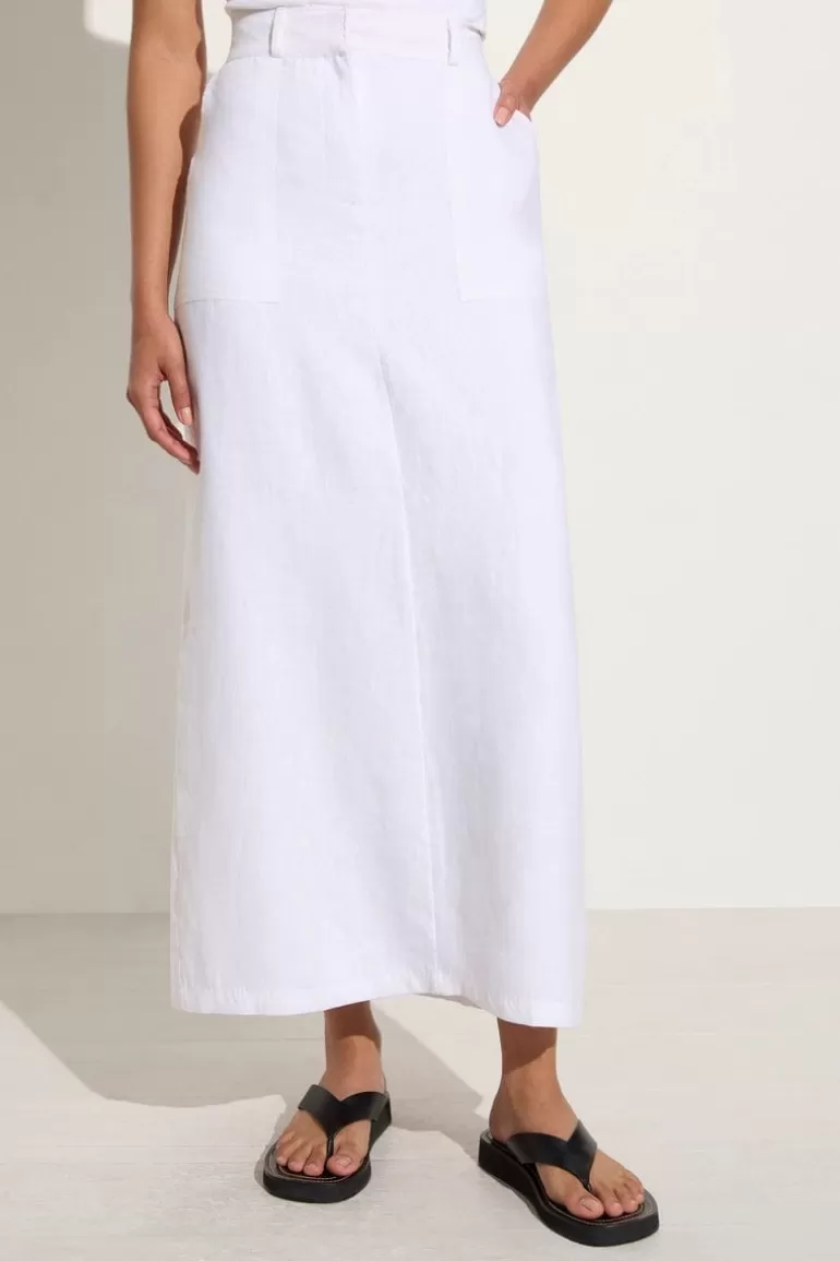 Online Faithfull the Brand Amreli Maxi Skirt White - Final Sale