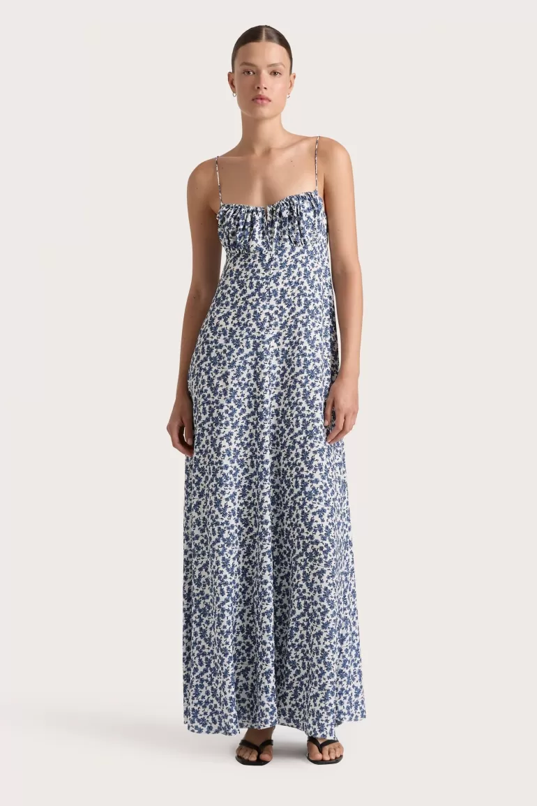 Discount Faithfull the Brand Anessa Maxi Dress Leilani Mid Blue