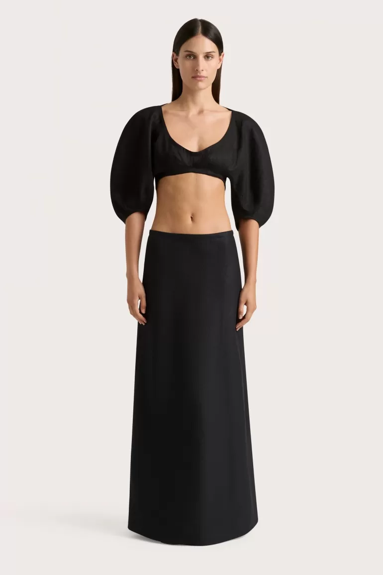 Flash Sale Faithfull the Brand Antibes Maxi Skirt Black