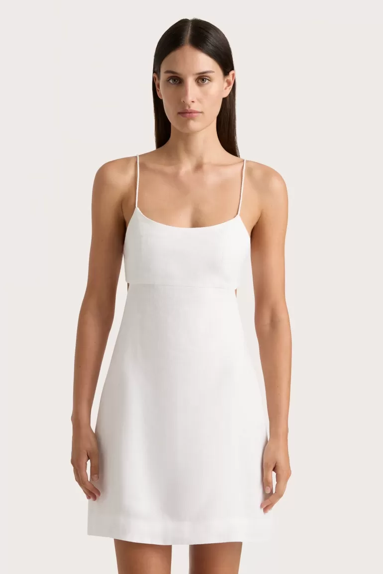 Clearance Faithfull the Brand Antibes Mini Dress White