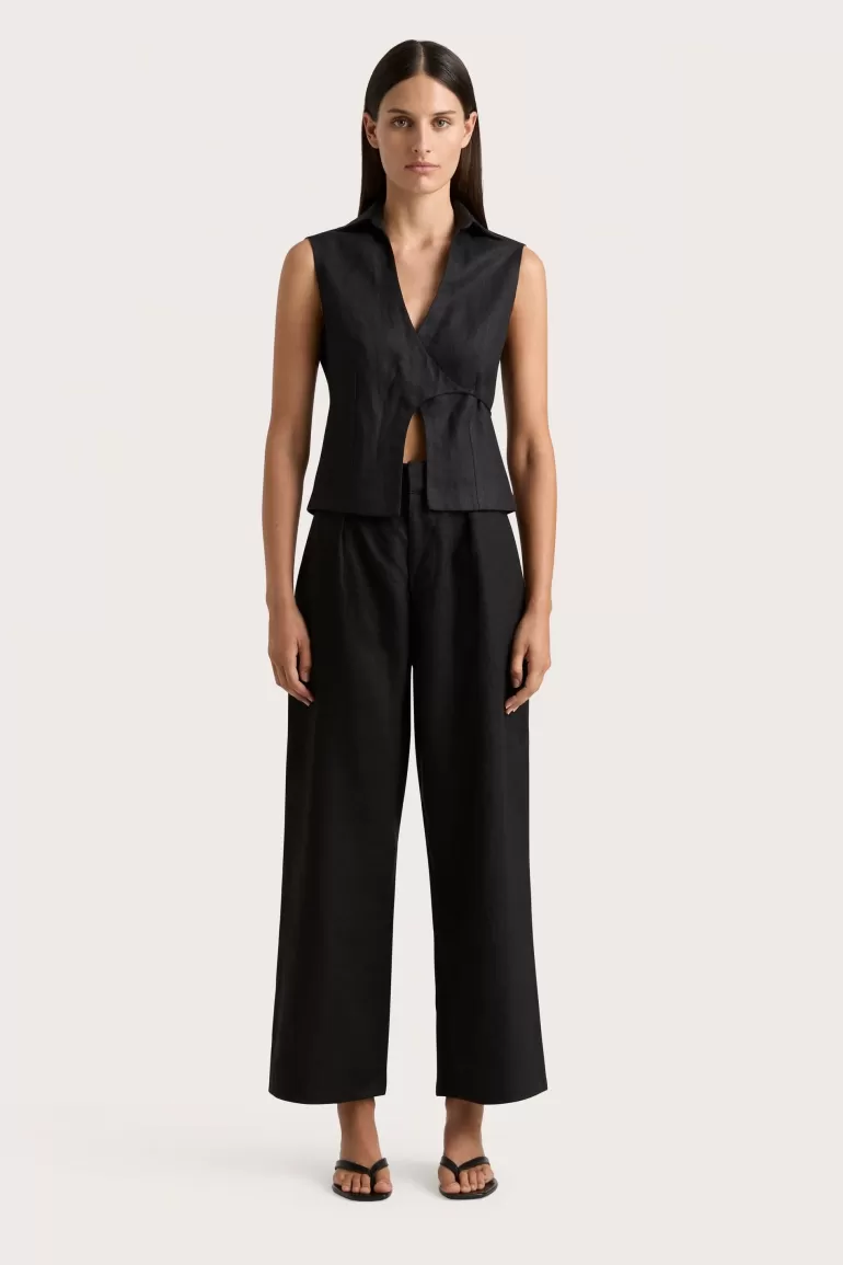 Sale Faithfull the Brand Antibes Shirt Black