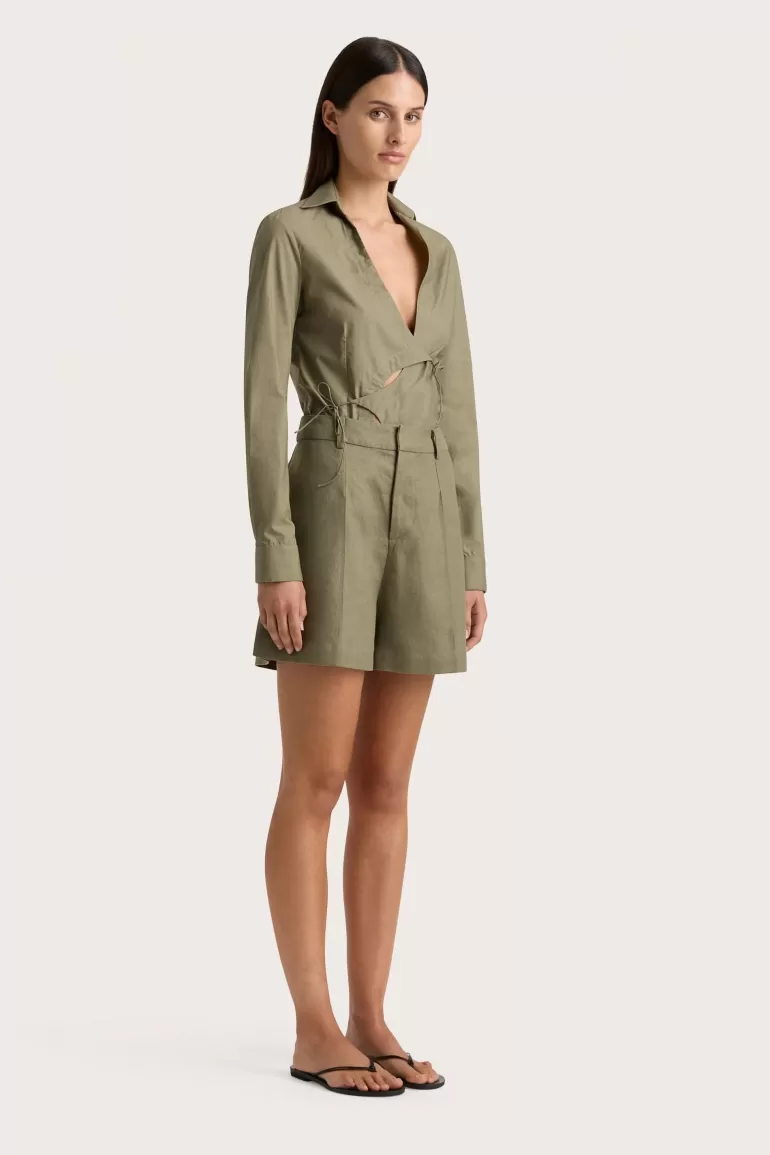 New Faithfull the Brand Antibes Short Khaki