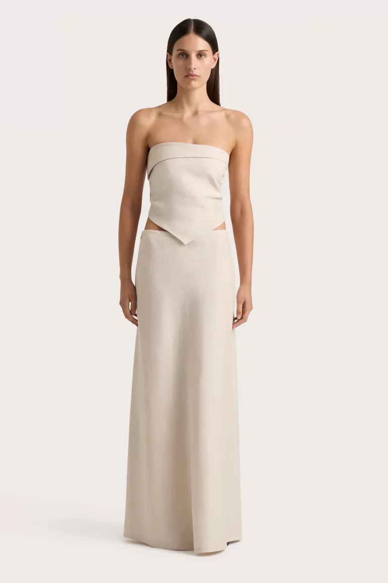 Discount Faithfull the Brand Antibes Strapless Top Sand
