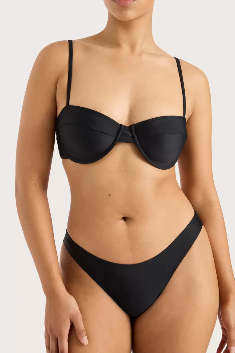 Fashion Faithfull the Brand Bebe Bikini Bottom Black
