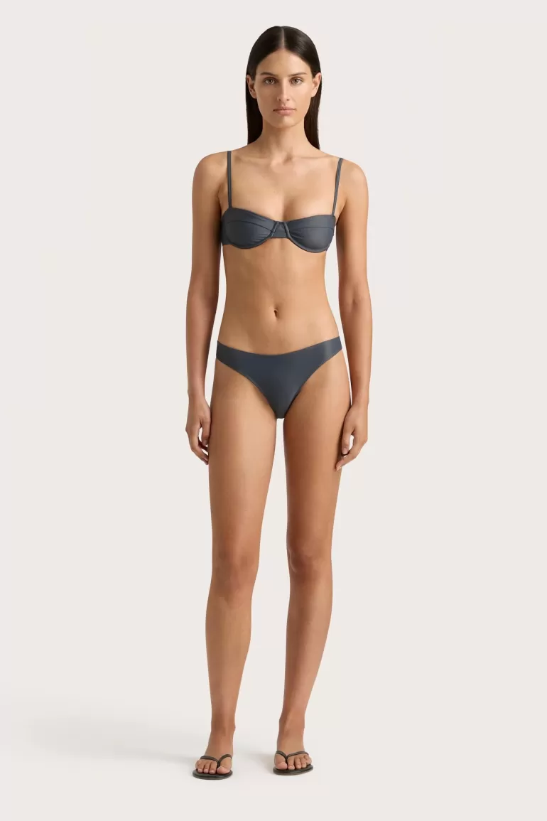 Best Faithfull the Brand Bebe Bikini Bottom Charred Navy