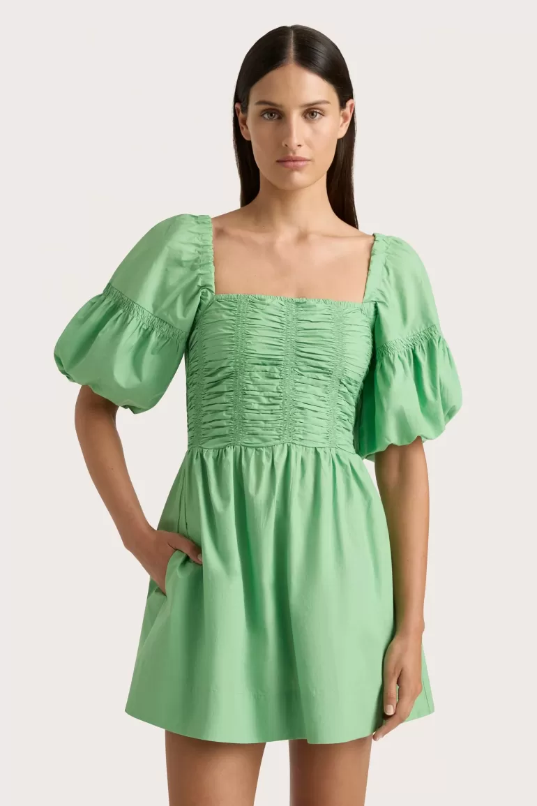 Hot Faithfull the Brand Belladonna Mini Dress Apple
