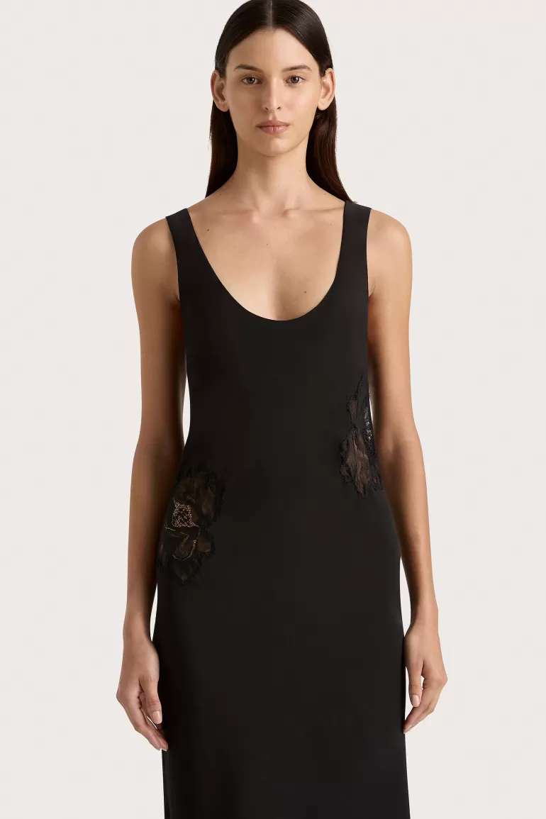 Store Faithfull the Brand Biarritz Tank Maxi Dress Black
