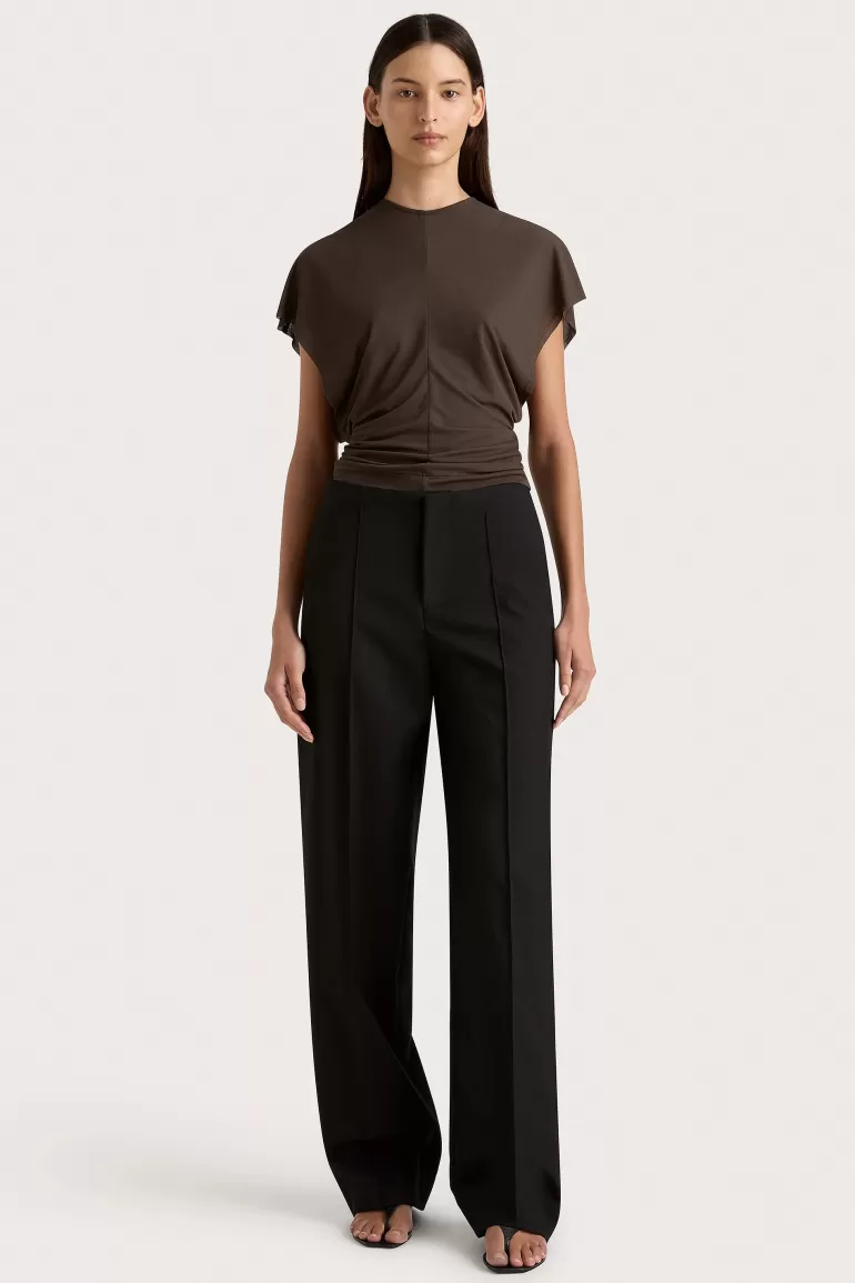 Online Faithfull the Brand Brita Top Chocolate Brown