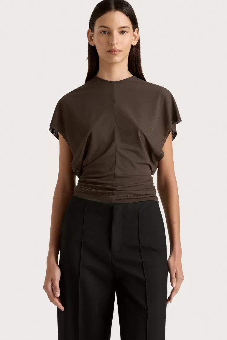 Online Faithfull the Brand Brita Top Chocolate Brown
