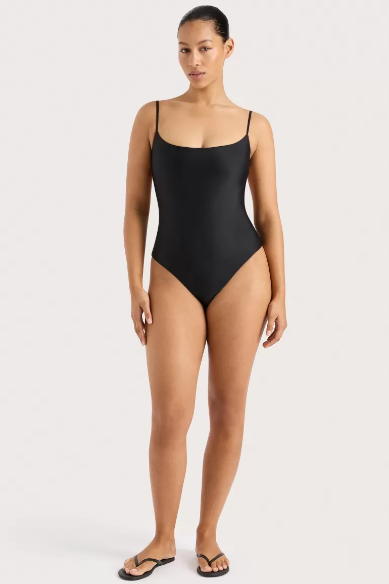 Sale Faithfull the Brand Cabo String One Piece Black