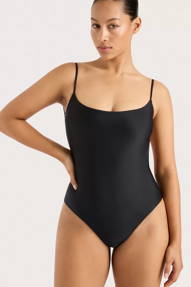 Sale Faithfull the Brand Cabo String One Piece Black