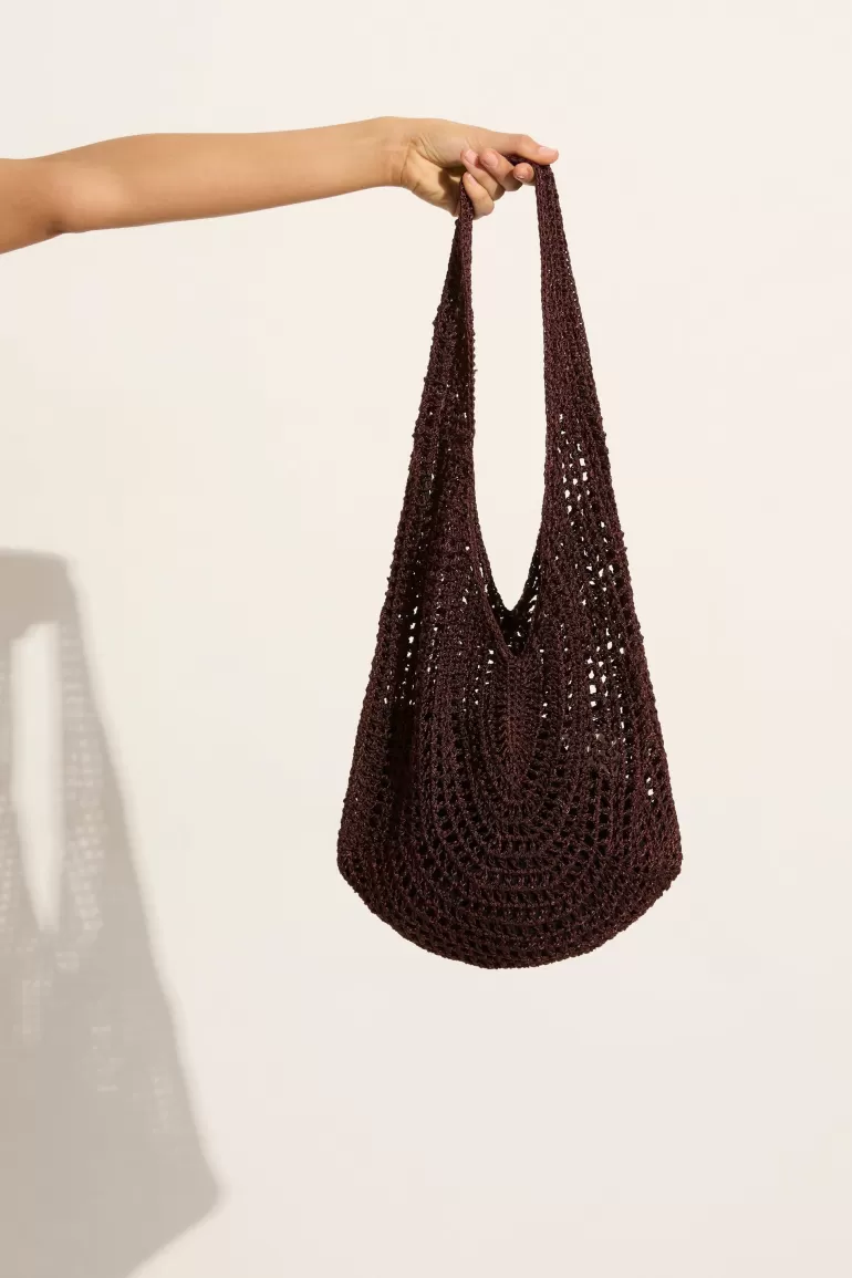 Outlet Faithfull the Brand Casali Crochet Bag Cioccolato