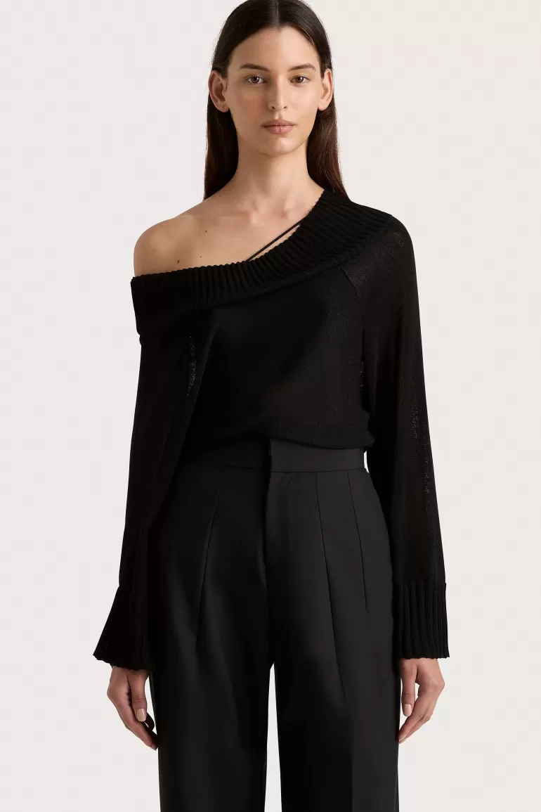 Online Faithfull the Brand Cecilie Knit Top Black