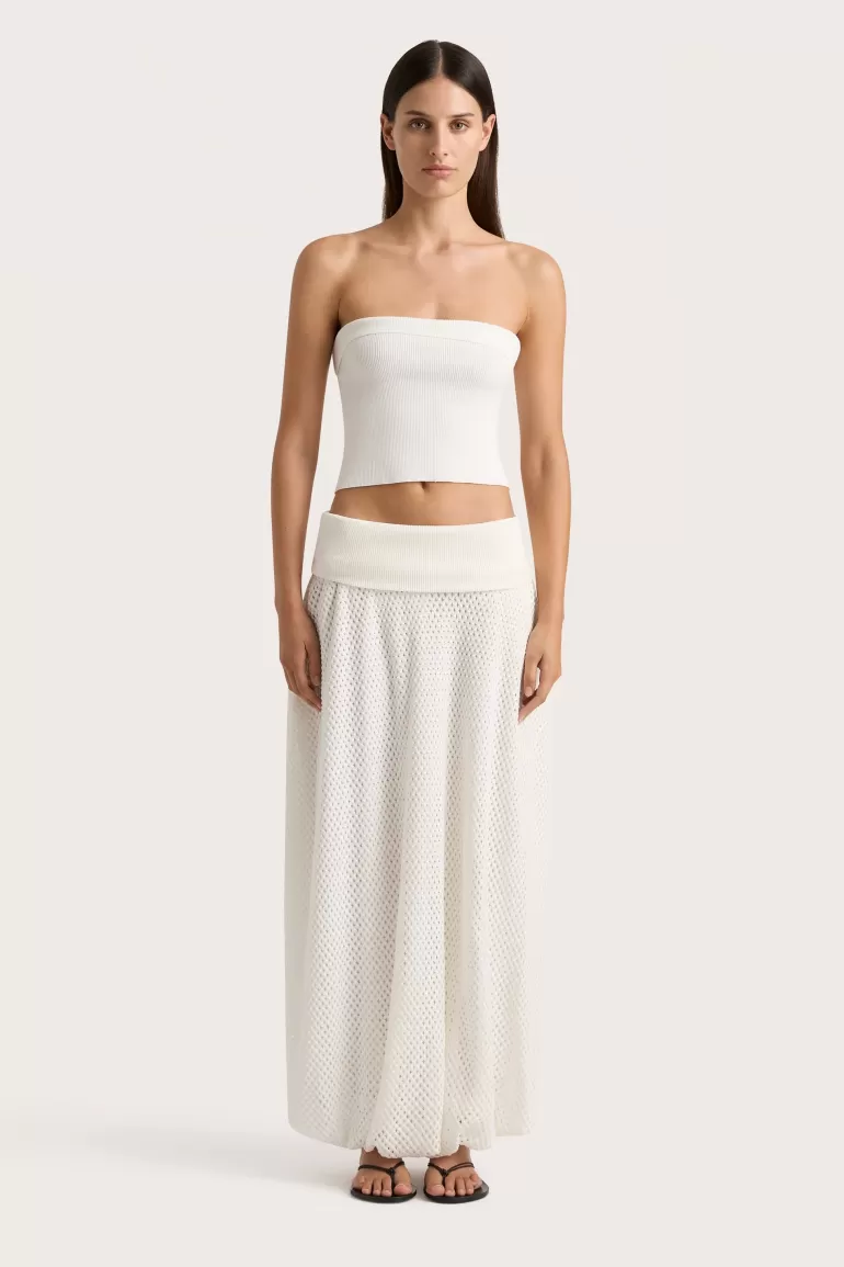 Fashion Faithfull the Brand Ciele Maxi Skirt Azalea White