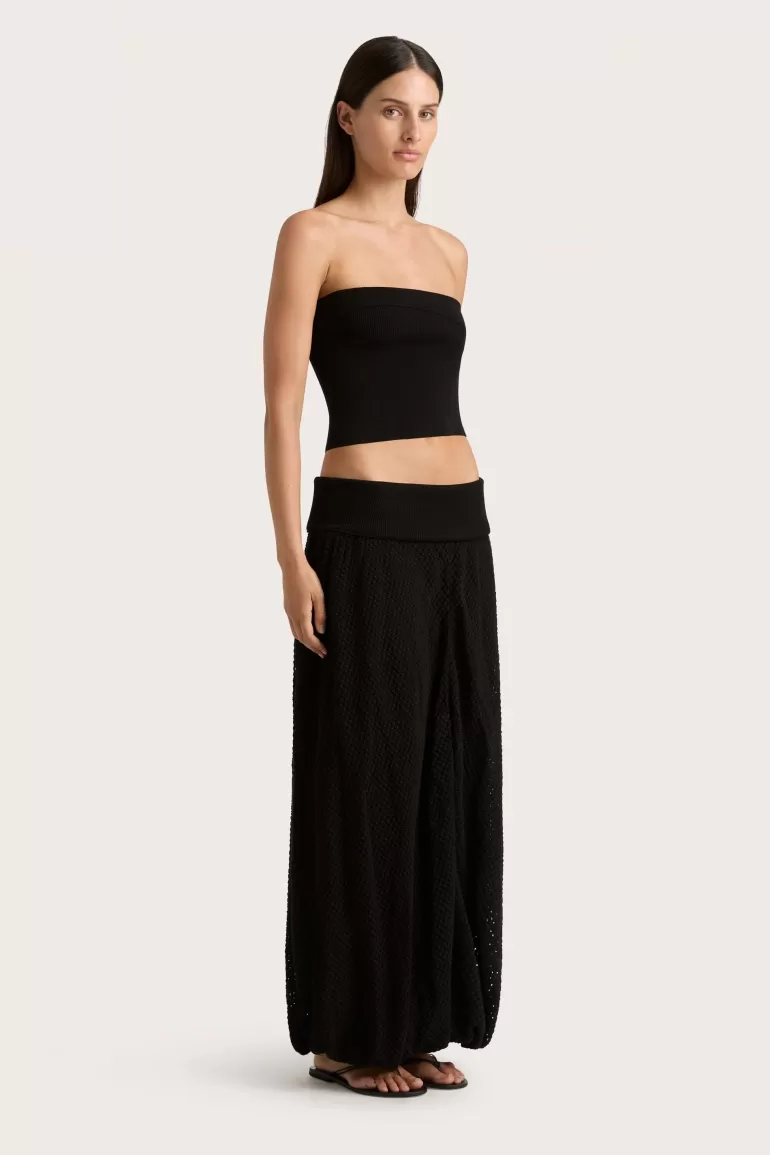 Shop Faithfull the Brand Ciele Maxi Skirt Black
