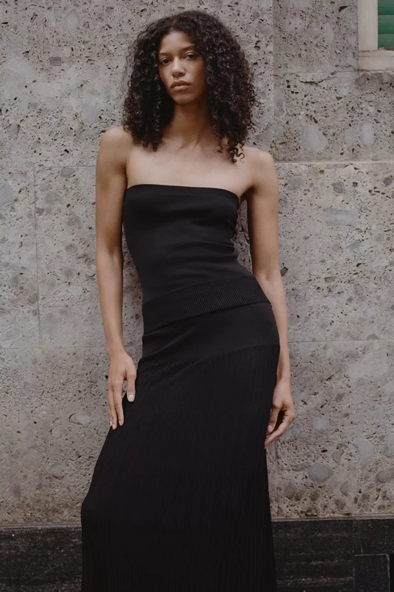 Sale Faithfull the Brand Citara Strapless Top Black