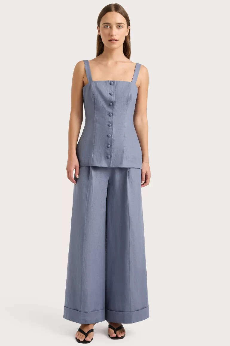 Discount Faithfull the Brand Clove Trouser Cornflower Blue
