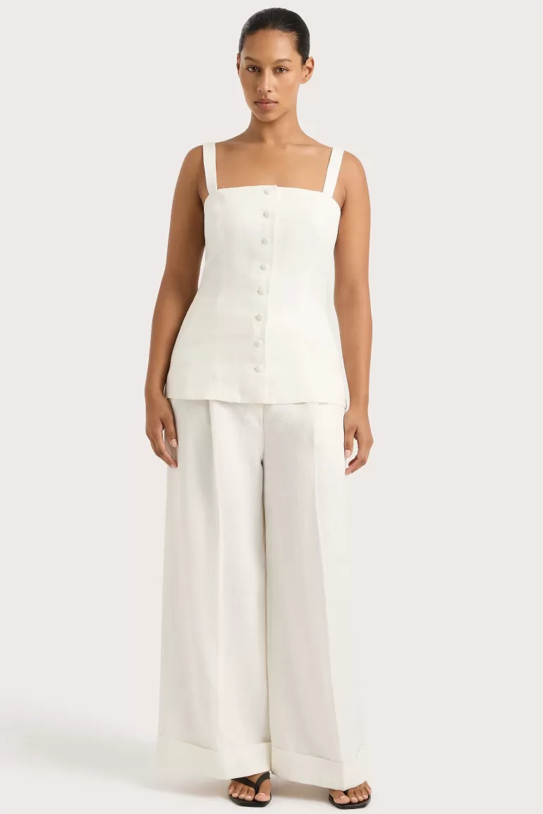 Hot Faithfull the Brand Clove Trouser White