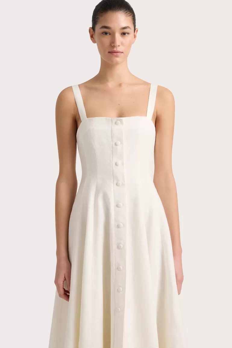 New Faithfull the Brand Corbiere Dress White