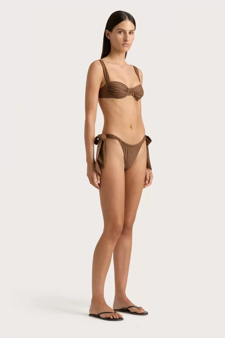 Cheap Faithfull the Brand Costa Bikini Bottom Cocoa