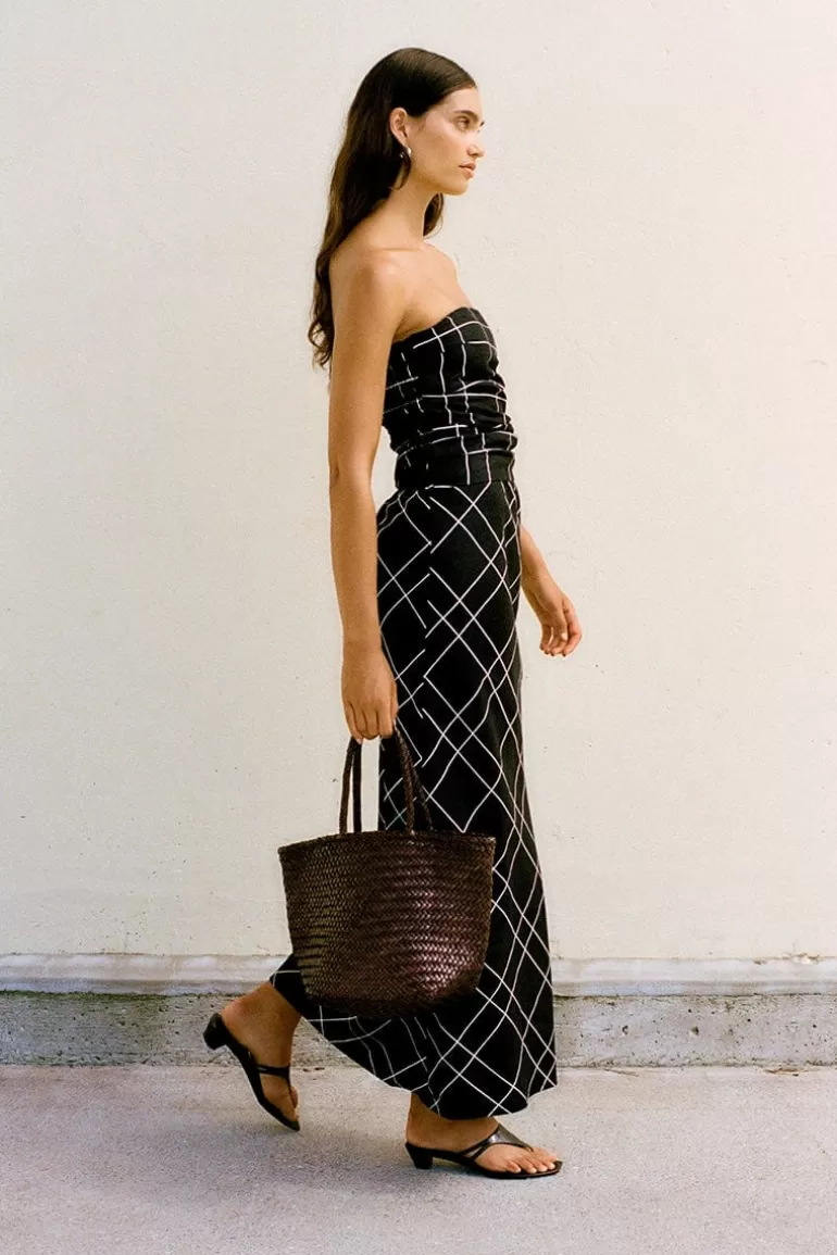 Fashion Faithfull the Brand Dalicenca Skirt Letizia Check Black - Final Sale