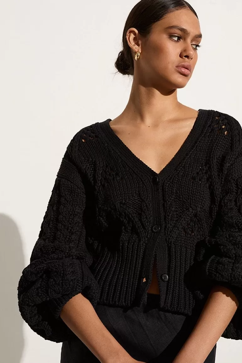 Discount Faithfull the Brand Dayana Cardigan Black - Final Sale