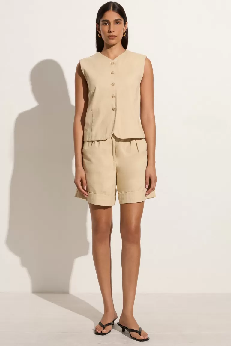 Best Sale Faithfull the Brand Delfina Vest Bleached Sand