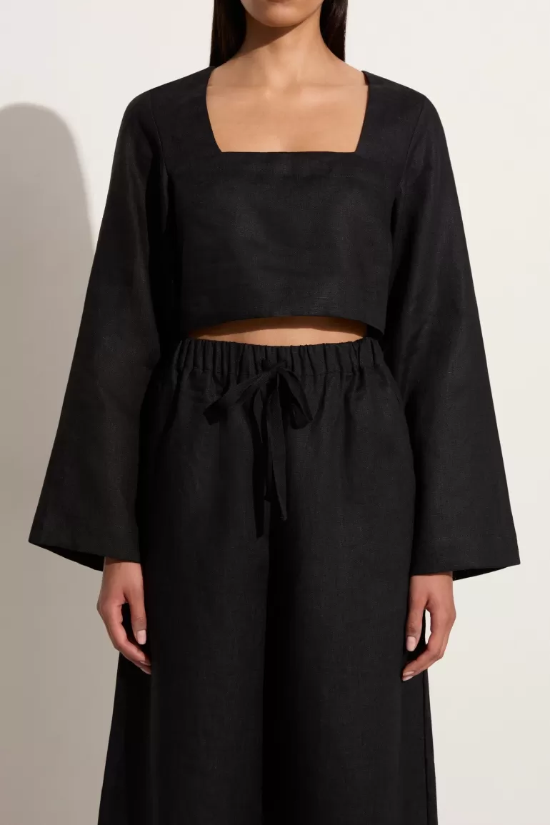 Hot Faithfull the Brand Eilish Top Black