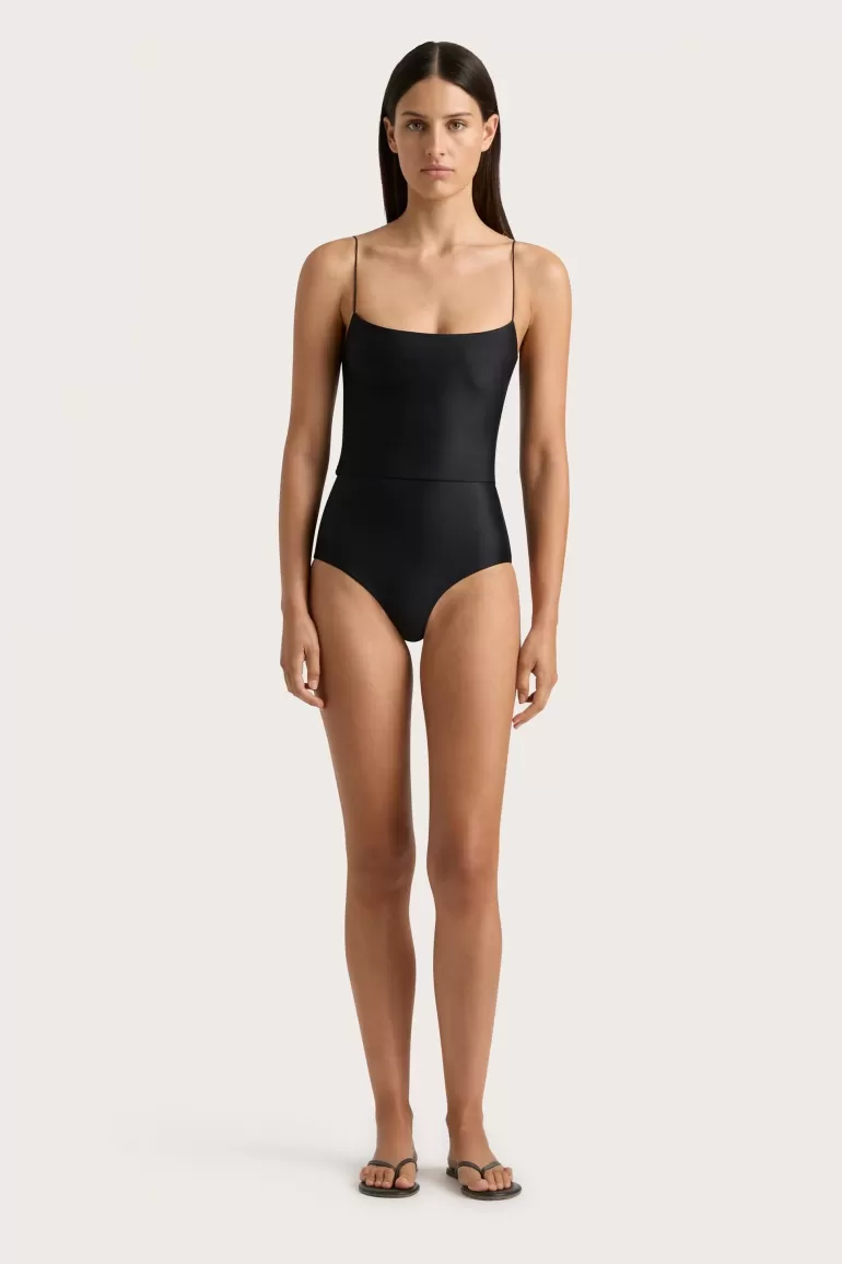 Cheap Faithfull the Brand Elea Crop Top Black
