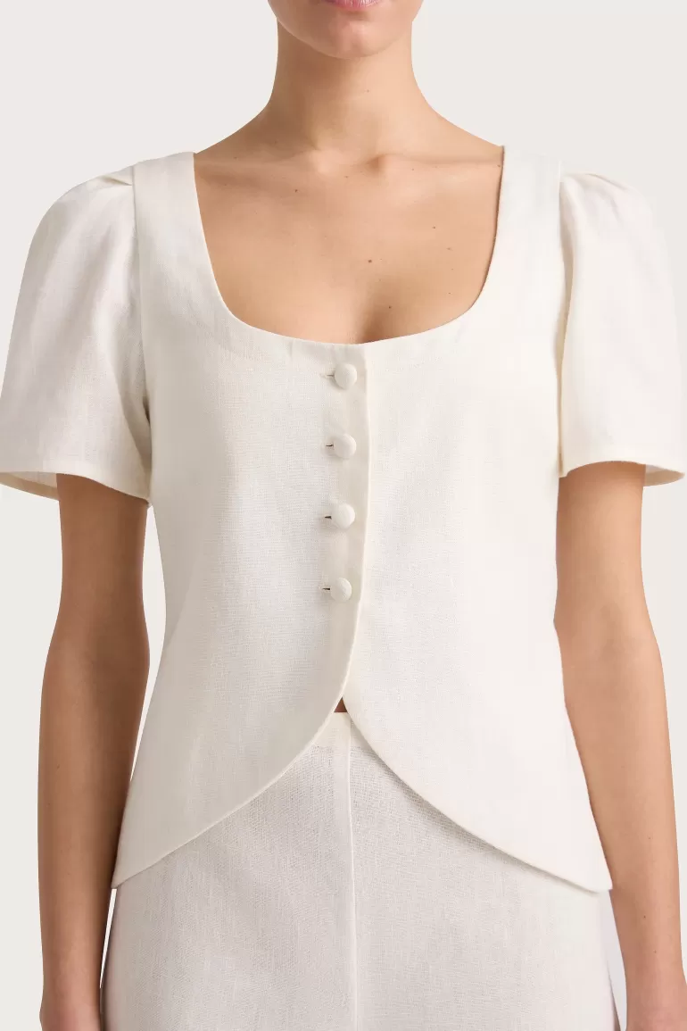 Discount Faithfull the Brand Emma Vest White