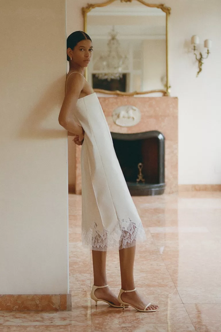 Flash Sale Faithfull the Brand Etienne Midi Dress Off White