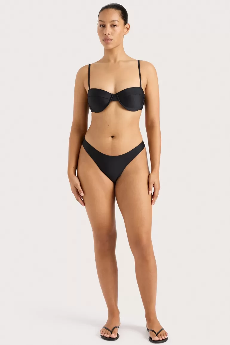 Flash Sale Faithfull the Brand Farrah Bikini Top Black