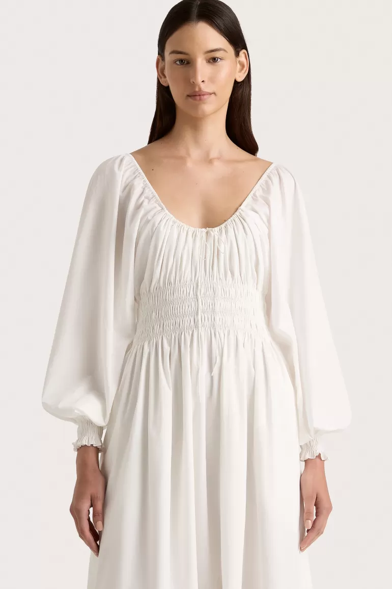Discount Faithfull the Brand Fleur Maxi Dress White
