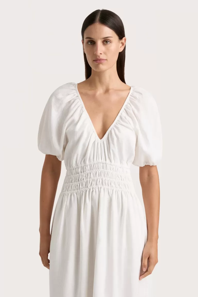 Outlet Faithfull the Brand Geriba Maxi Dress White