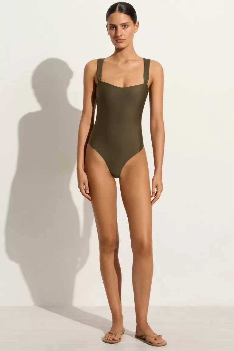 Flash Sale Faithfull the Brand Grazie One Piece Khaki - Final Sale