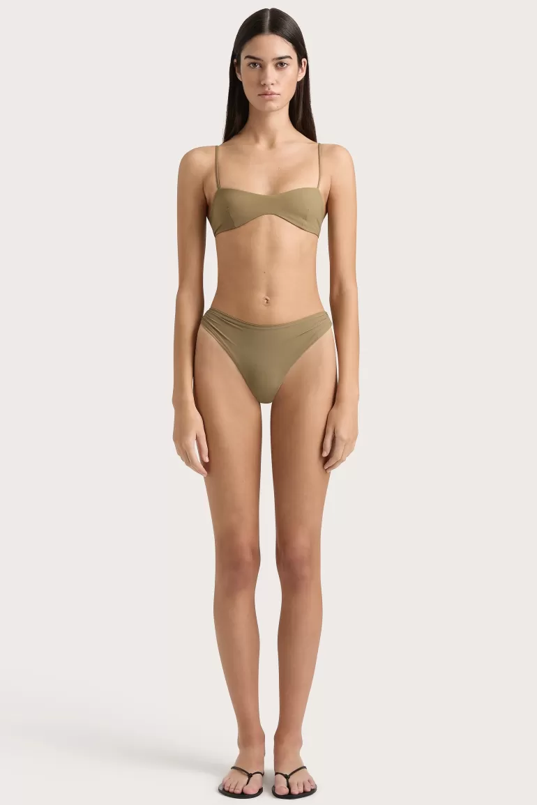 Sale Faithfull the Brand Henni Bikini Bottom Khaki