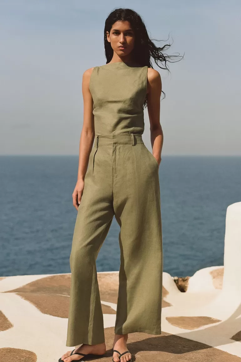 Cheap Faithfull the Brand Ida Pant Khaki