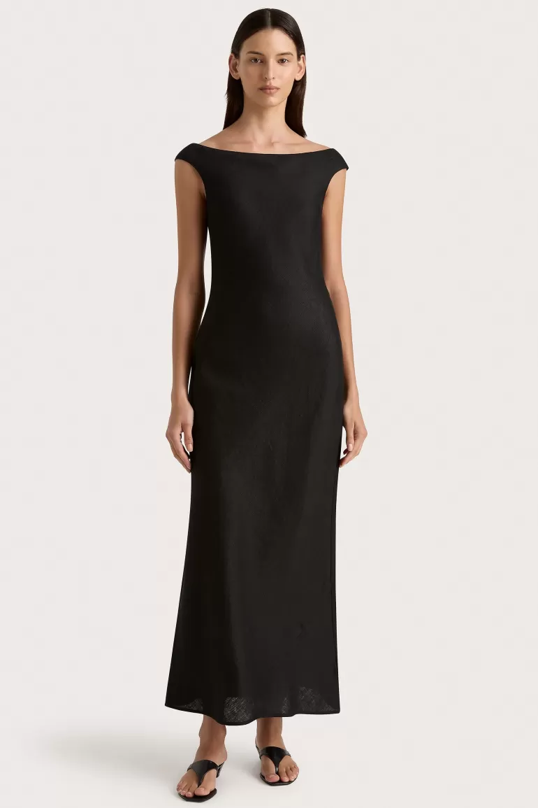 Outlet Faithfull the Brand Ilride Maxi Dress Black