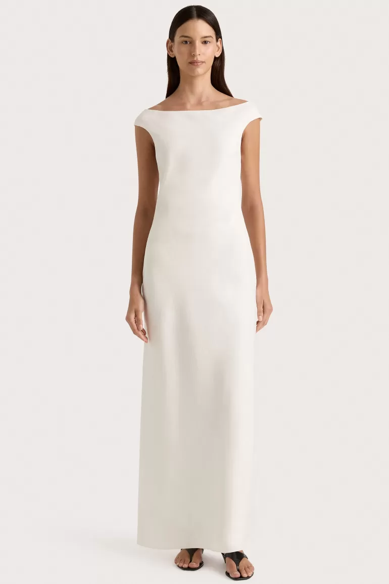 Fashion Faithfull the Brand Ilride Maxi Dress White