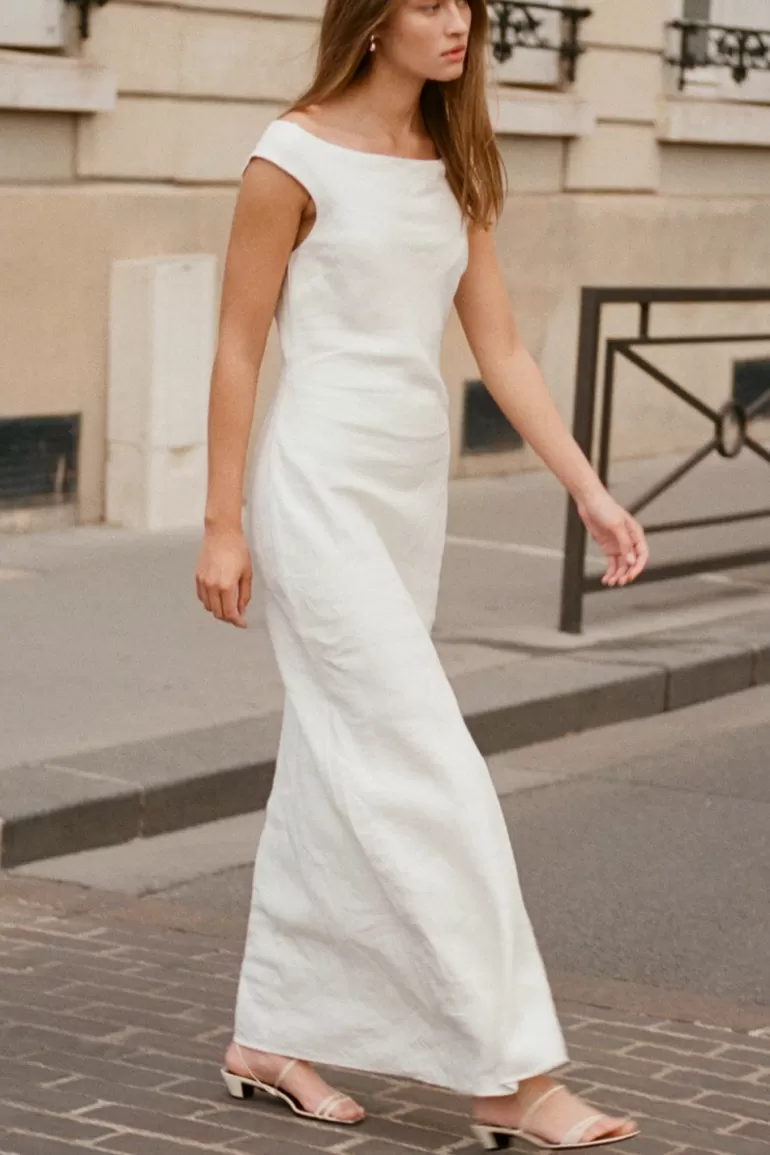 Fashion Faithfull the Brand Ilride Maxi Dress White