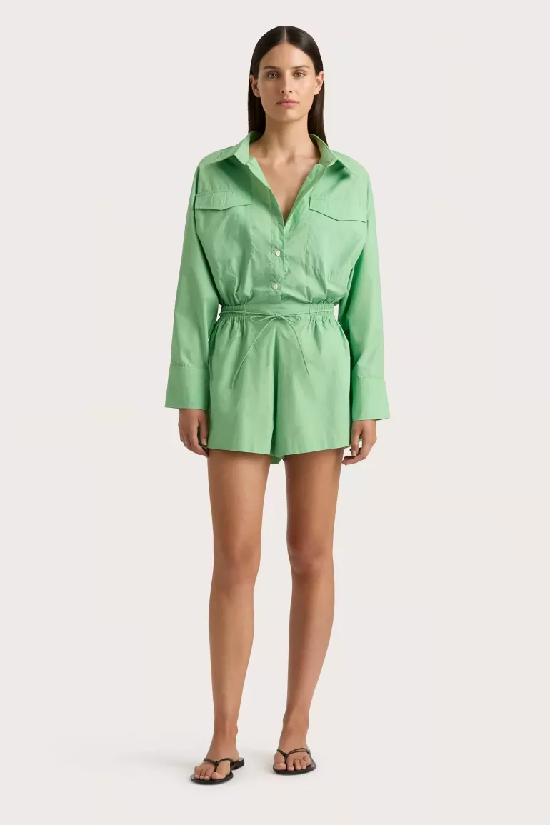 Shop Faithfull the Brand Isole Playsuit Apple