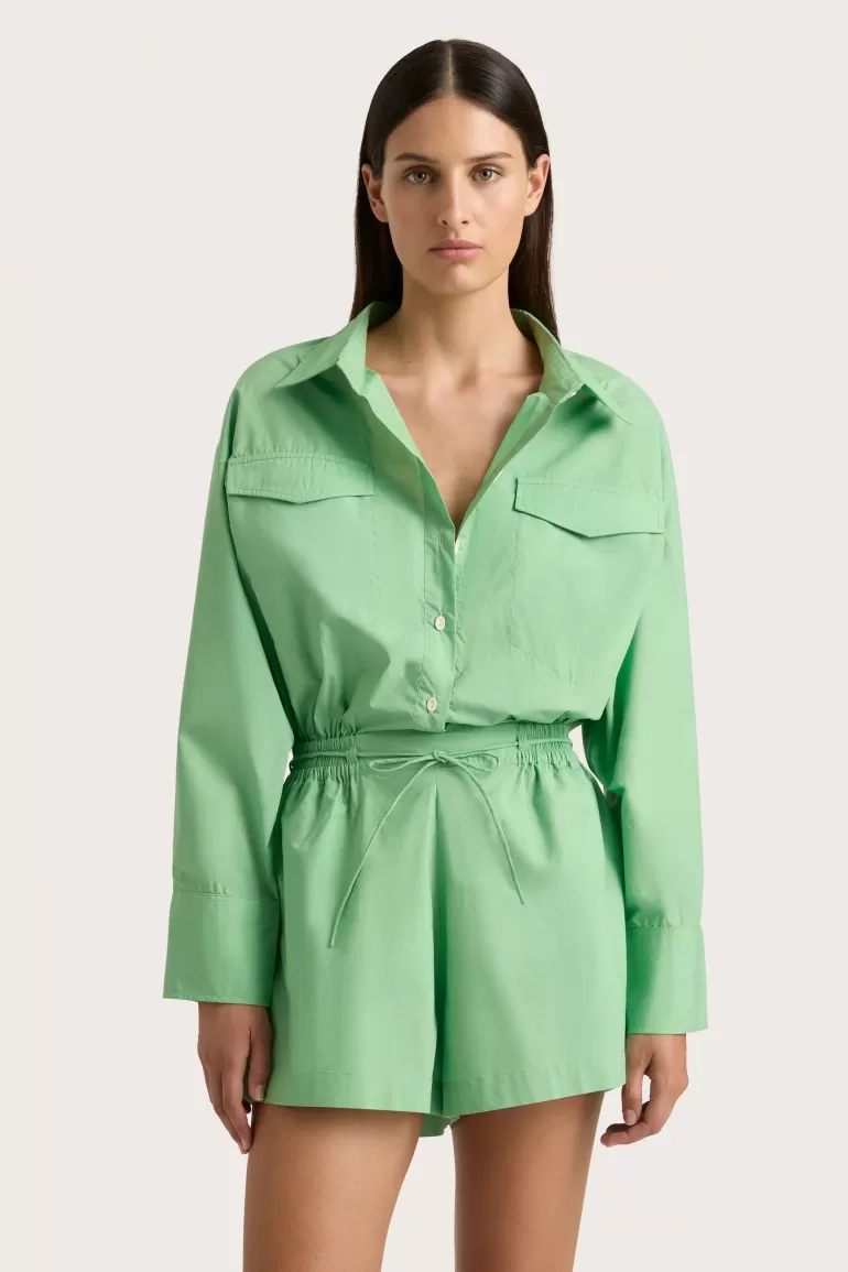 Shop Faithfull the Brand Isole Playsuit Apple