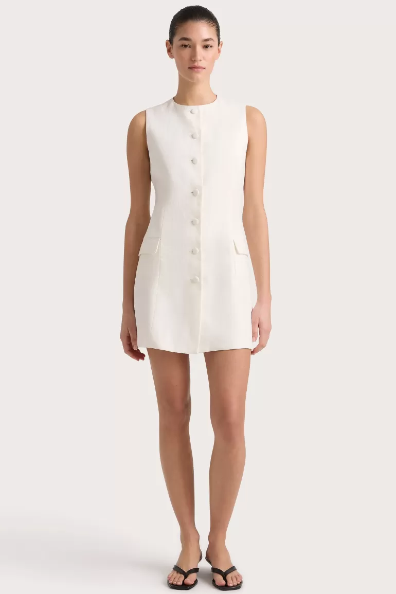 Sale Faithfull the Brand Jane Mini Dress White