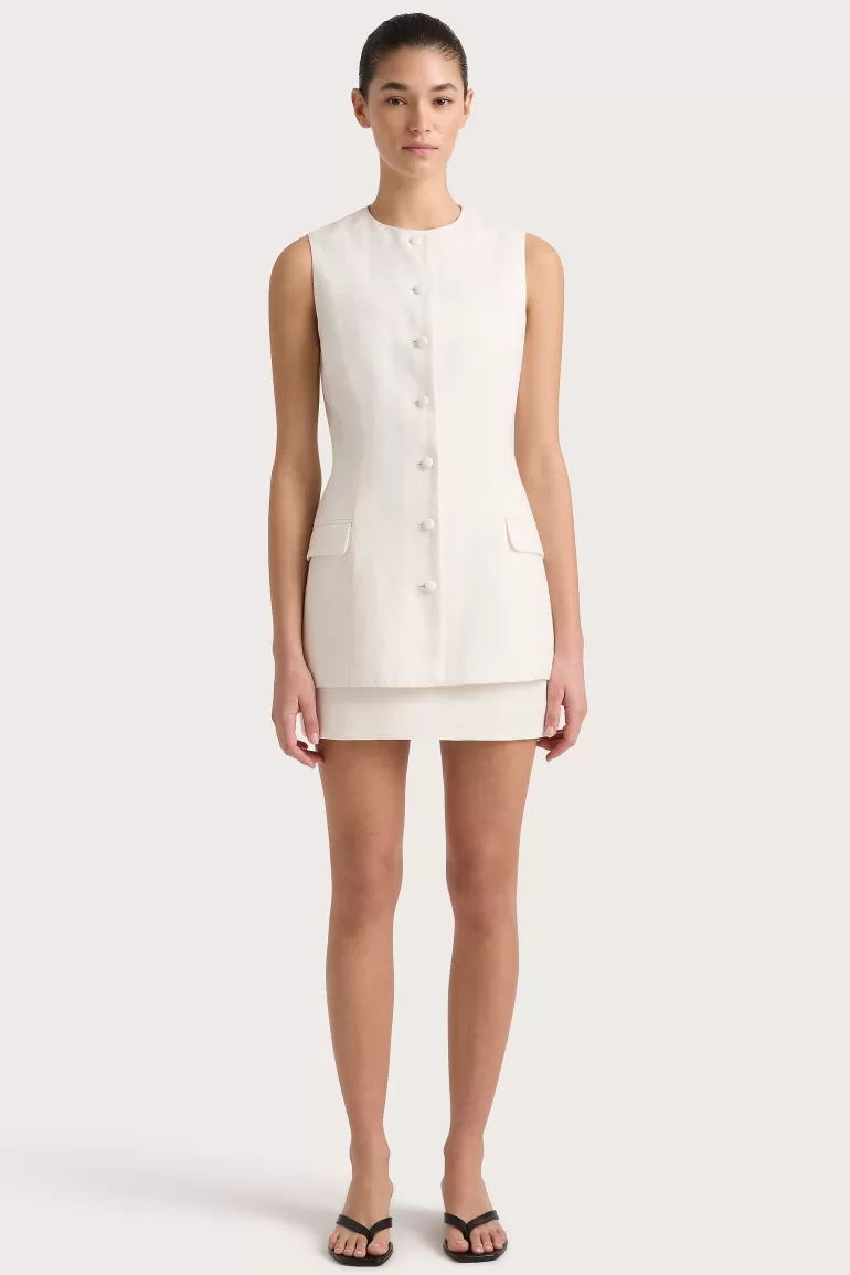 Cheap Faithfull the Brand Jane Vest White