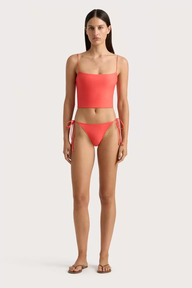 Clearance Faithfull the Brand Jean Swim Top Vermillion