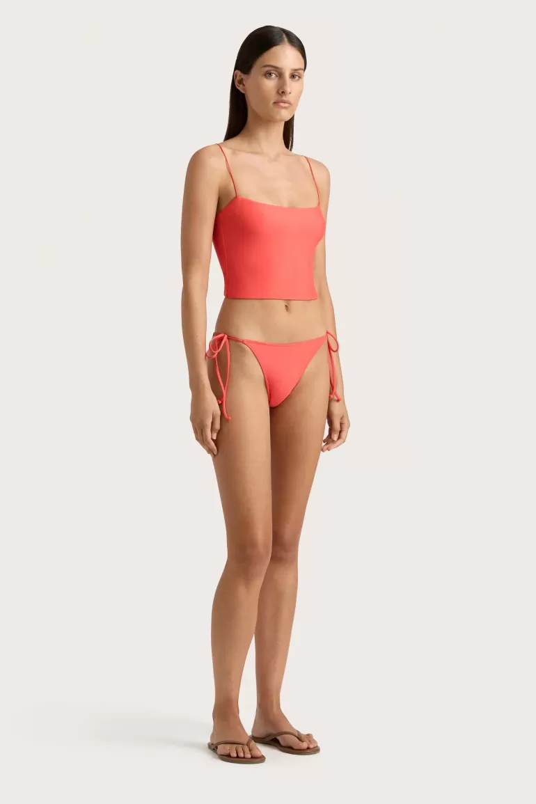 Clearance Faithfull the Brand Jean Swim Top Vermillion