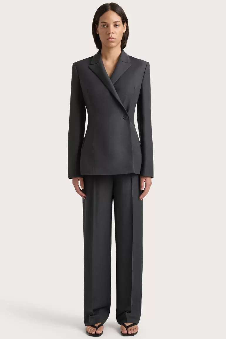 Outlet Faithfull the Brand Lenza Trouser Charcoal