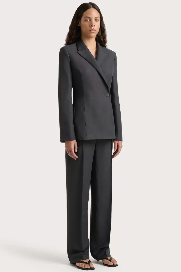 Outlet Faithfull the Brand Lenza Trouser Charcoal